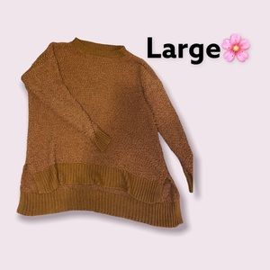 popcorn style sweater